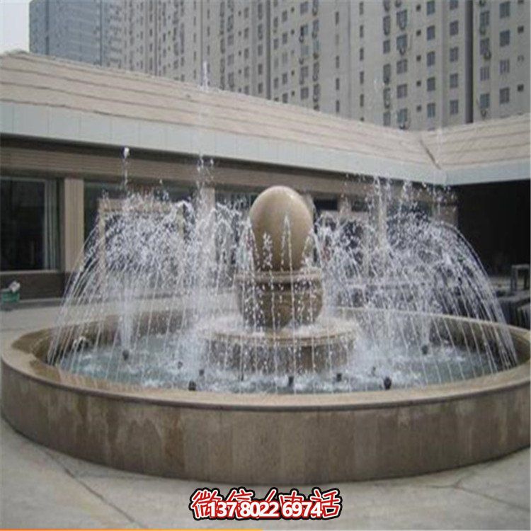 精美中式風(fēng)水球園林雕塑，提升小區(qū)公園噴泉擺放風(fēng)水氣質(zhì)