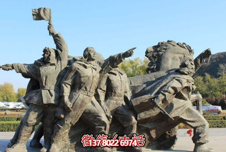 大型石雕景觀擺件，為廣場增添創(chuàng)意人物氣息