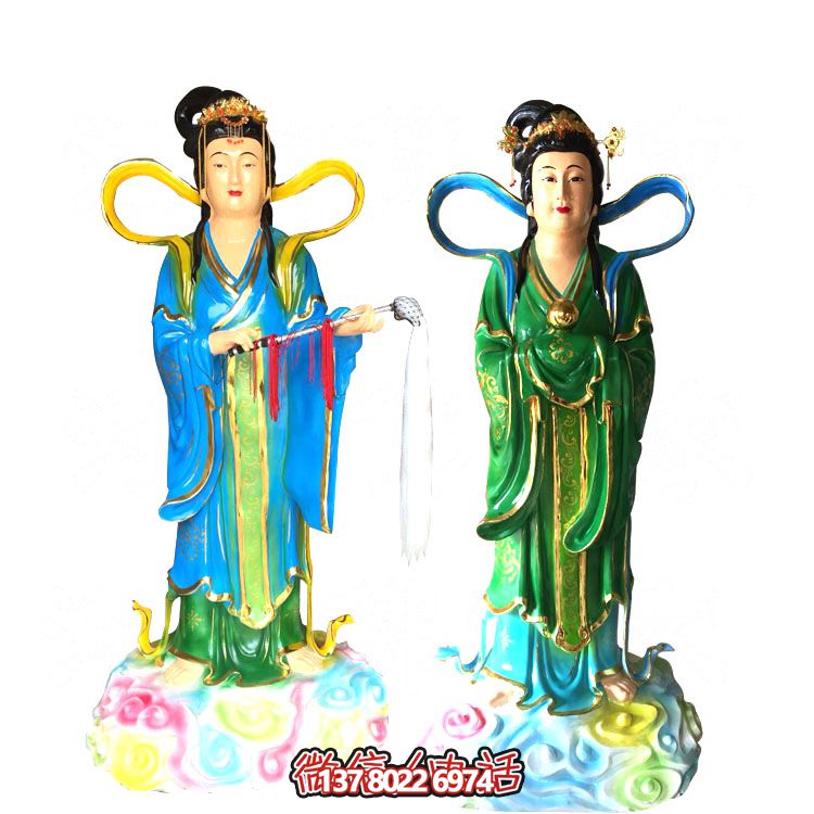 七仙女玻璃鋼雕塑，打造完美園林
