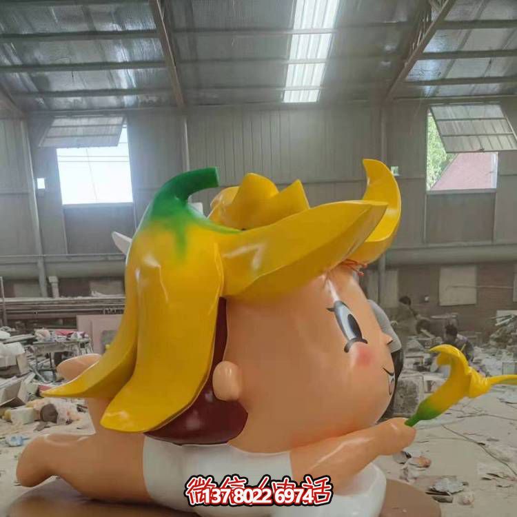 玻璃鋼戶外裝飾擺件，精致美觀、趣味卡通人物景觀