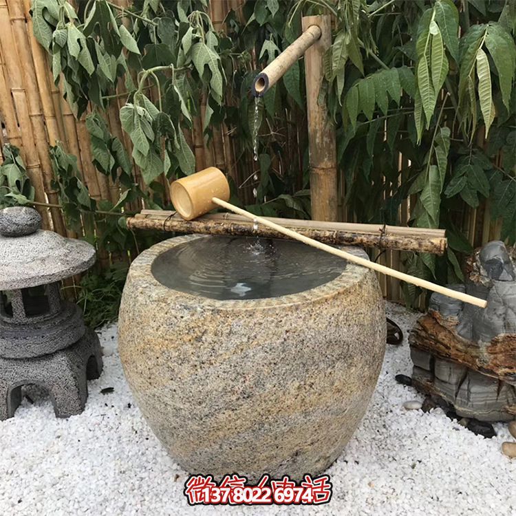 仿古砂石雕塑花盆，創(chuàng)意舊風(fēng)裝飾景區(qū)