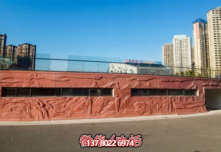 絢麗藝術(shù)空間，創(chuàng)意戶外浮雕銅雕影壁壁畫雕塑