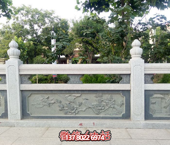 精美石欄系列，搭配園林花園，提升圍欄美感