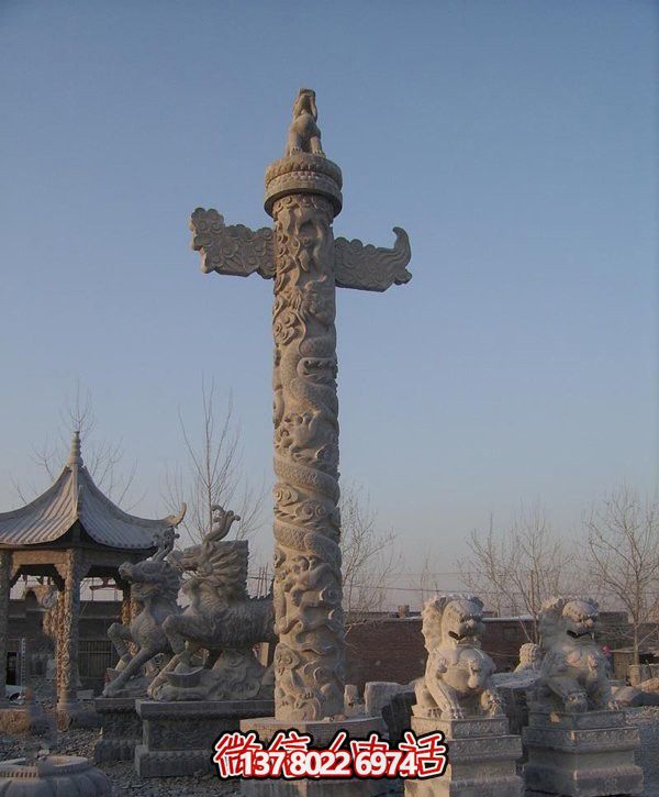 精美漢白玉雕塑，華美石龍表現(xiàn)中華文化之美