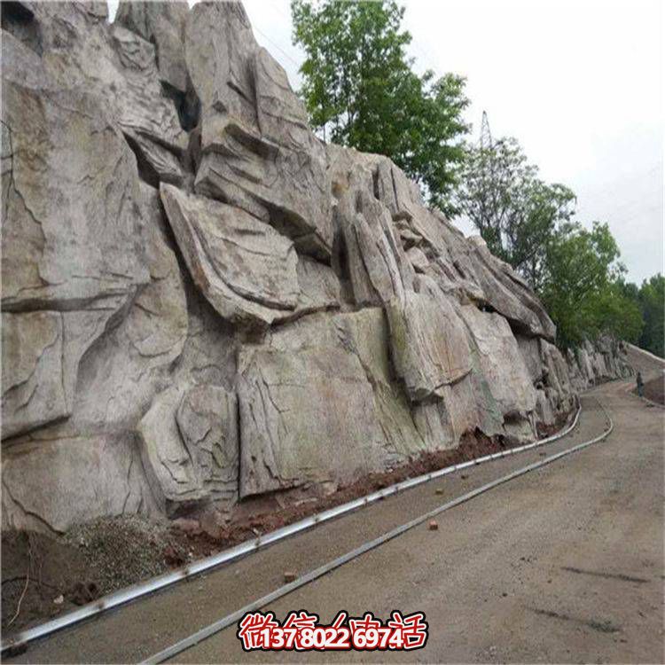 美輪美奐的景觀石，改善戶外街道路邊大型景觀