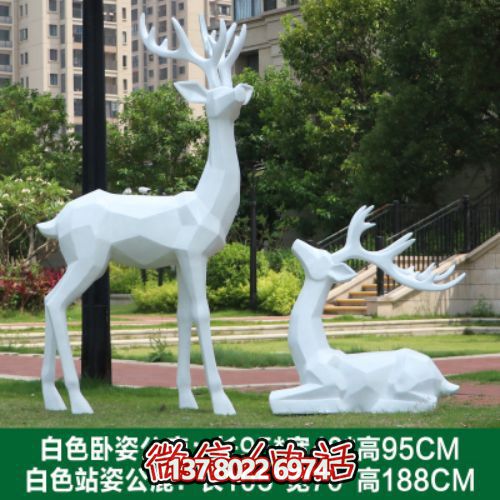 玻璃鋼雕塑裝置，點綴小區(qū)園林景觀