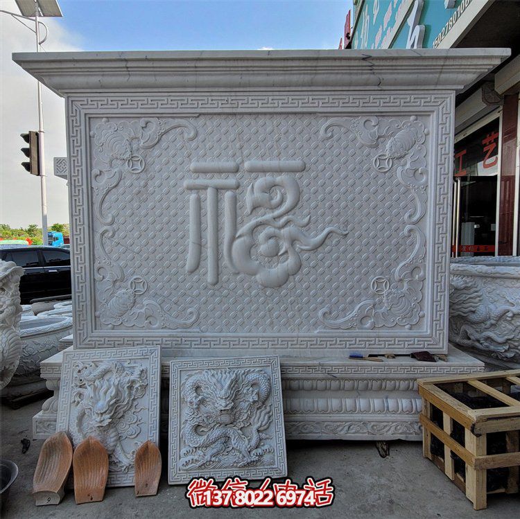融合傳統(tǒng)文化，唯美經(jīng)典雕塑—中式影壁