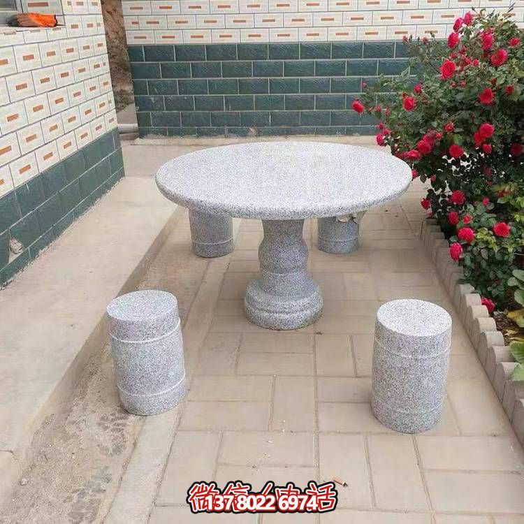 花崗巖石凳，室外私家院子裝飾