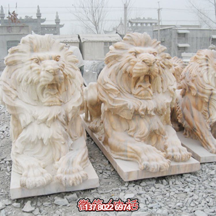 仿真獅子雕塑，為公園、動物園帶來活力
