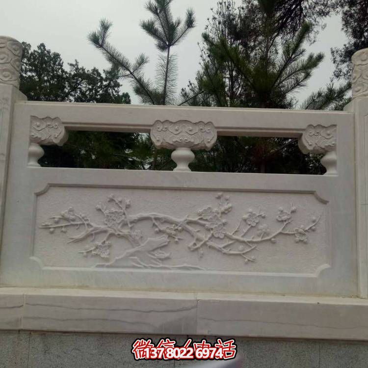 大理石石雕欄桿，給你一個(gè)安全且美麗的橋邊