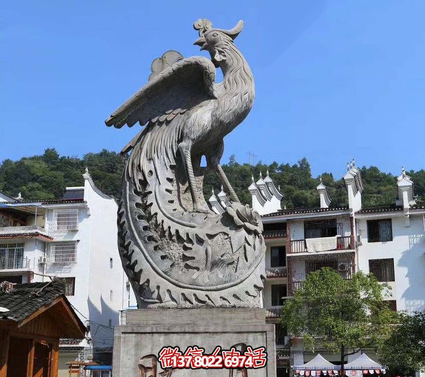 鳳凰雕塑，給公園帶來靈動(dòng)之美