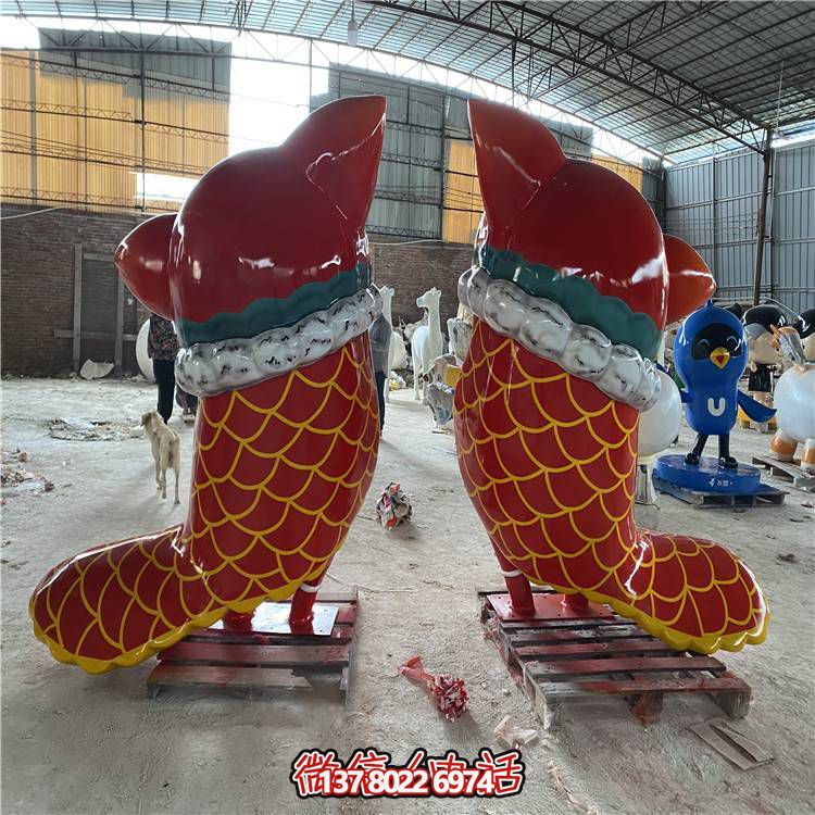 玻璃鋼創(chuàng)意彩繪舞獅景觀擺件引領時尚藝術(shù)潮流
