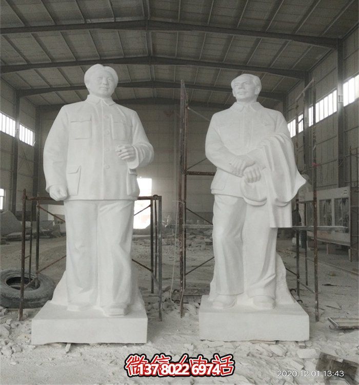 毛澤東偉人雕像，大型漢白玉雕刻，適宜于廣場等場所