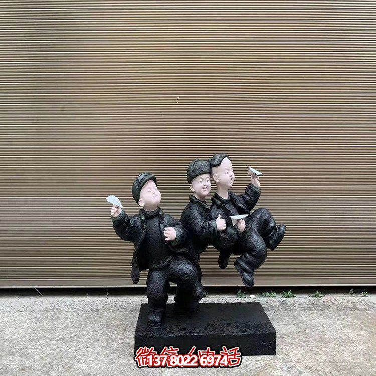 多彩玻璃鋼景觀擺件，添加卡通戶外兒童樂趣