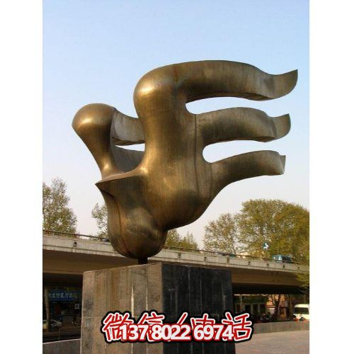 大型不銹鋼景觀雕塑，創(chuàng)意點(diǎn)亮戶外廣場(chǎng)、園林和景區(qū)