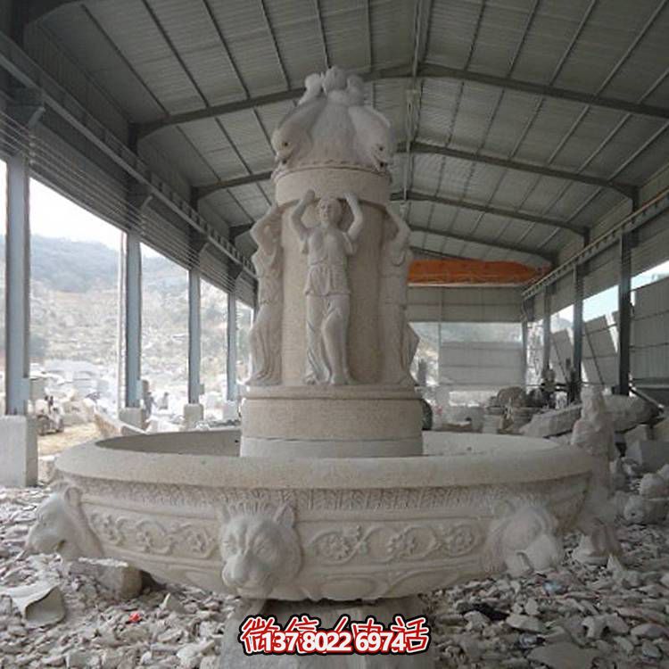 大理石石雕水景噴泉，裝點你的庭院、園林景觀