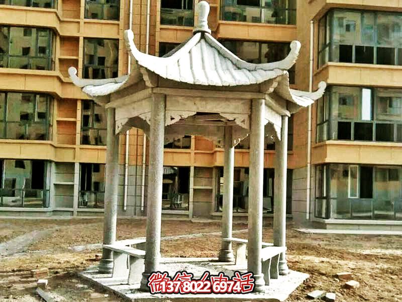 仿古建筑涼亭，為小區(qū)、公園、草坪提供休息雕塑美化