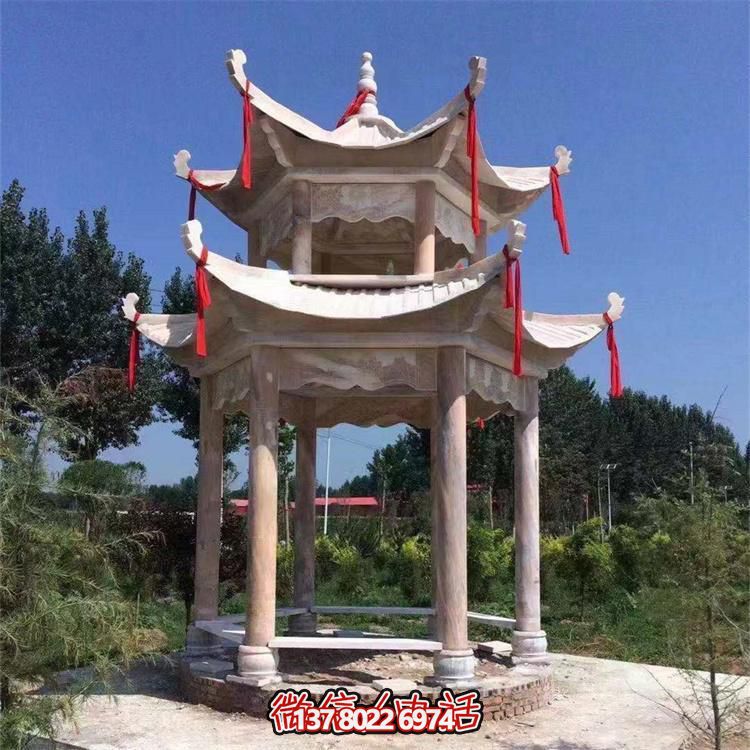 古典式園林雕塑，打造涼亭小區(qū)尊貴裝點