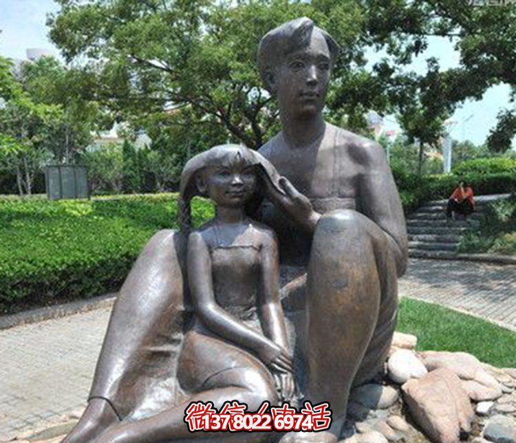 母女情深銅雕塑，傳承傳統(tǒng)文化