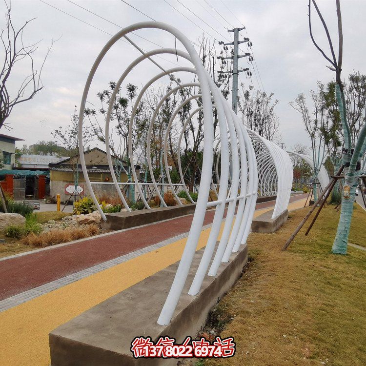 不銹鋼鐵藝拱門，完美裝飾公園戶外空間