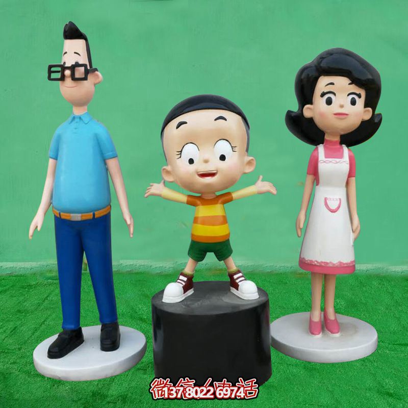 玻璃鋼卡通人物雕塑，為游樂園增添彩繪驚喜