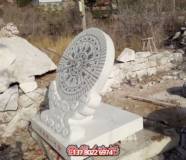精致日晷雕塑，為你的戶外景區(qū)帶來創(chuàng)意石雕裝飾