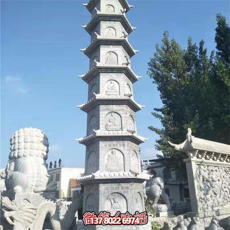 古典佛教雕塑藝術(shù)——精美青石舍利塔、石塔寺、佛塔