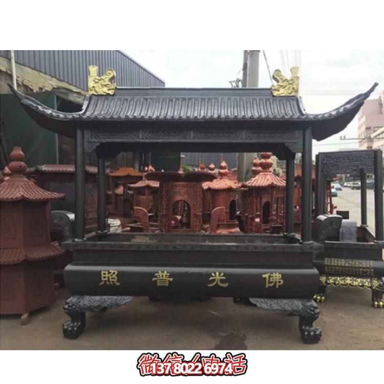 精美銅雕香爐，裝點您的景區(qū)、寺廟、戶外