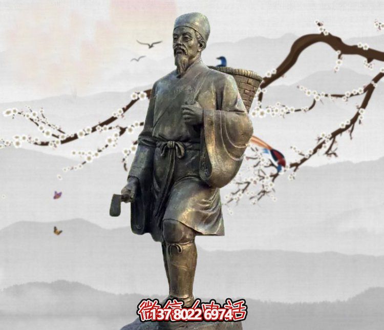 雕塑李時珍的傳奇，緬懷古老的采藥文化